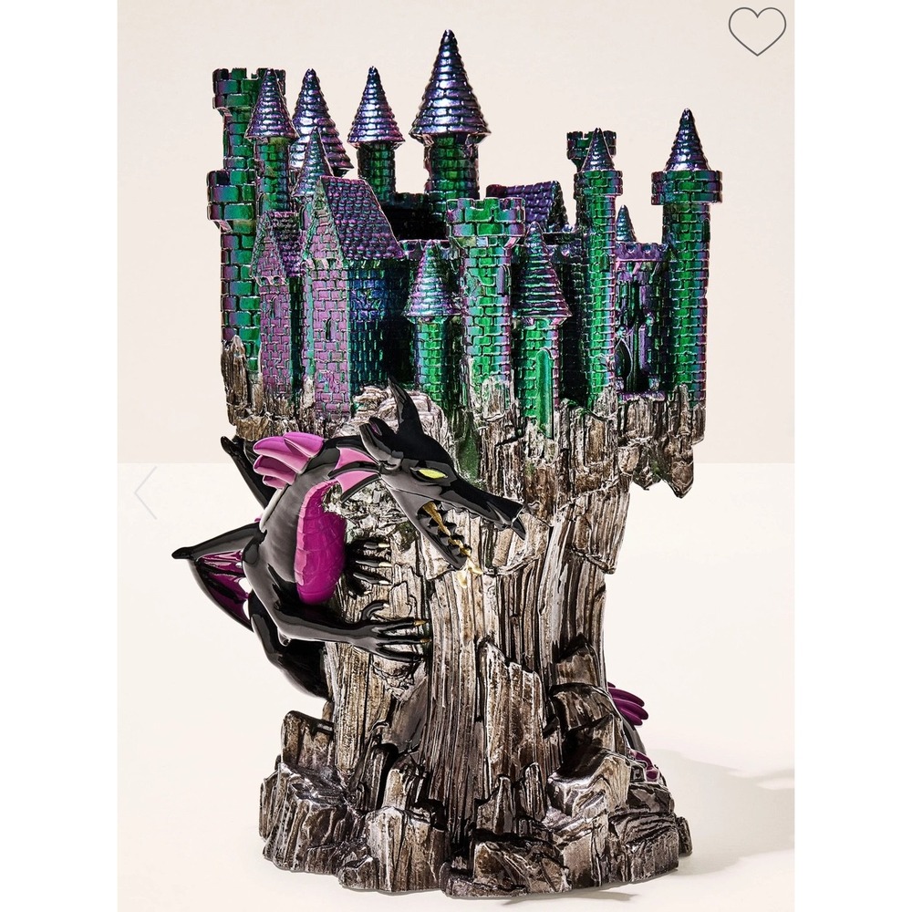 Bath & Body Works Maleficent Dragon Castle Disney Villains  Candle‎ Holder NEW